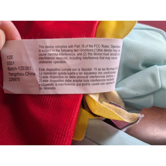 Disney's Nightmare Before Christmas Animated Musical Sally Plush By Gemmy  12” - Picture 8 of 8